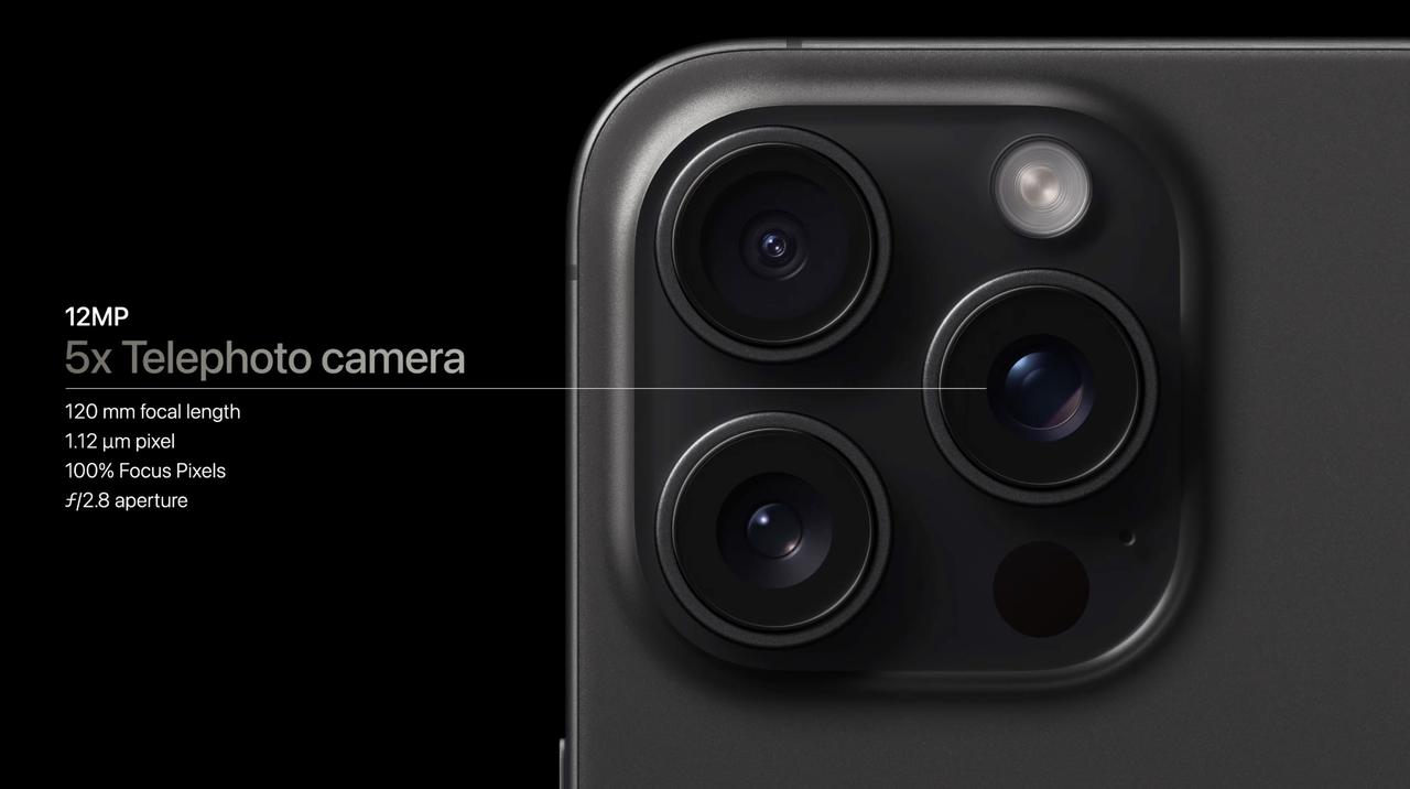 13mm、24mmから一気に120mm。iPhone 15 Pro Maxのレンズ構成は何のため？ #AppleEvent