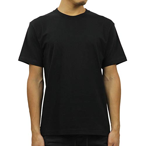 [ヘインズ] メンズ ビーフィー Tシャツ BEEFY-T 2枚組 綿100% 肉厚生地 ヘビーウェイトT H5180-2 ブラック M